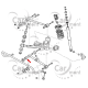 Tuleja tylnego drążka poprzeczengo - dolnego - Toyota RAV4 A2 - 48720-42020
