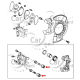 Osłona prowadnicy zacisku hamulcowego - Toyota RAV4 - 47775-30040