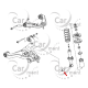 Tuleja amortyzatora przedniego - Navara D40 Pathfinder R51 - 56219-5X00A