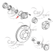 Oring piasty przedniej - Toyota Hilux KUN25 /26 - 90301-92003