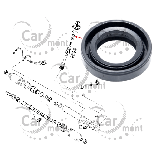 20X32X7 90311-19002 / 9031119002 For Toyota Oil Seal For Steering Gear 