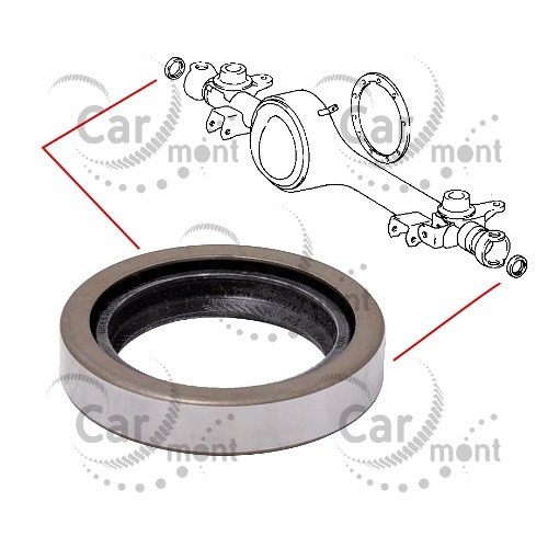 Uszczelniacz przedniego mostu / półosi - Land Cruiser 70 80 - 90310-35005 - Japan
