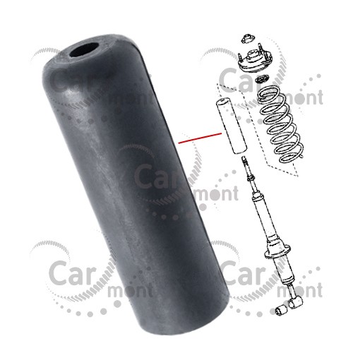 Osłona przedniego amortyzatora - Toyota Land Cruiser 120 - 48559-30020