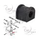 Tuleja / guma tylnego stabilizatora - Nissan Cabstar F24M - 54612-9X201