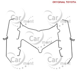 Zabezpieczenie klockó hamulcowych - przód - Toyota Land Cruiser 200 - 04947-60140