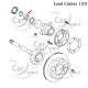 Zabezpieczenie tylnej półosi - Land Cruiser 120 150 - 42423-60050 - Oryginał