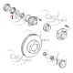 Uszczelniacz piasty przedniej - Toyota Hilux KUN25 /26 - 90316-T0002