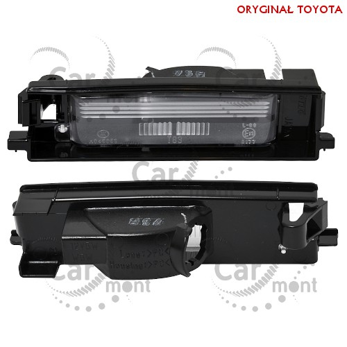 Lampka klosz lampki rejestracji - Toyota RAV4 II - 81271-42050 8127142050 - Oryginał