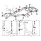 Poduszka ramy dolna 3/4 - Toyota Land Cruiser 80 - 52206-60010