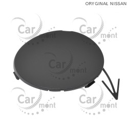 Zaślepka haka w zderzaku tylnym - Nissan Qashqai J10E - 85071-BR00A - Oryginał