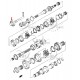 Koło zębate skrzyni biegów - wstecznego - Suzuki Jimny 1.3 SN413 - 24560-76J20 - Oryginał