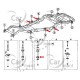Poduszka ramy dolna 3/4 - Toyota Land Cruiser 80 - 52206-60010 - GSP