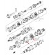 Synchronizator przesuwka 1/2 bieg skrzyni biegów - Suzuki Jimny 1.3 SN413 - 24400-76J01 - Oryginał