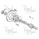 Uszczelniacz przedniej piasty 62*85*8*10 - Land Cruiser 60 70 80 Hilux JPP - 90311-62001 - NOK Japan