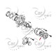 Uszczelka pokrywy sprzęgiełka koła - Suzuki Samurai 1.3 SN413 - 43813-80000 43813-60A00