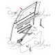 Uszczelka szyby drzwi - Suzuki Samurai 1.3 SJ413 - 83661-80101 83661-82CA0 83661-83000