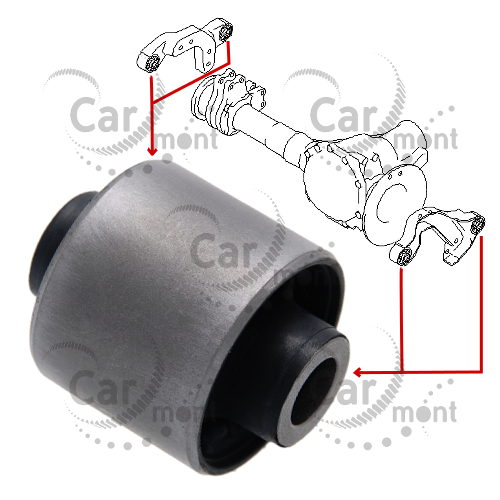 Tuleja przedniego mostu - Terrano R50 - 54720-0W002