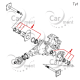 Zestaw łożysko x2 uszczelniacz półosi - Suzuki Grand Vitara - 08133-62067
