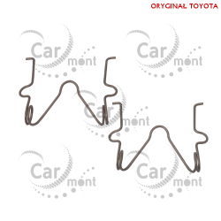 Zestaw montażowy klocków - tył - Toyota RAV4 II - 04948-42010 - Oryginał